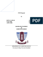 FYP-Proposal: Department of Computer Science Government College University Faisalabad