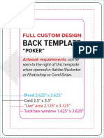 Standard Poker Custom Face Template