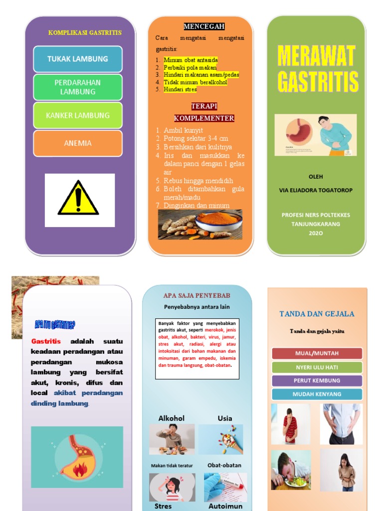 Leaflet Gastritis Pdf