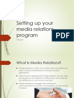 Chapter 4 - Setting Up Your Media Relations Program