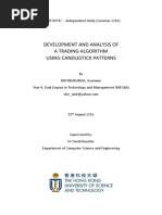 Development and Analysis of A Trading Algorithm Using Candlestick Patterns