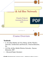 Mobile & Ad Hoc Network: Chandra Prakash Assistant Professor LPU