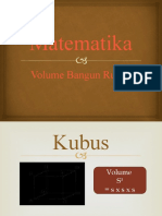 Matematika Volume Bangun Ruang