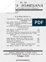 Arhiva Someşană Revistă Istorică-culturală, 15, Nr. 24, 1938