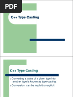 C++ Type Casting C++ Type C Casting