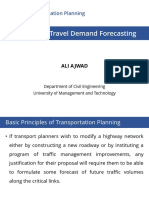 Lecture 2 - Travel Demand Forecasting: Transportation Planning
