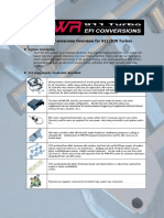 PWR-EFI-1 Conversion Overview For 911/930 Turbos
