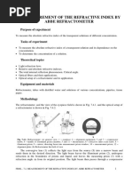 Using a Refractometer: A Practical Guide | PDF