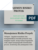 Manajemen Risiko Proyek-materi13