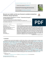 (2021) Recent Case Studies On The Use of Ozone To Combat Coronavirus - Problems and Perspectives