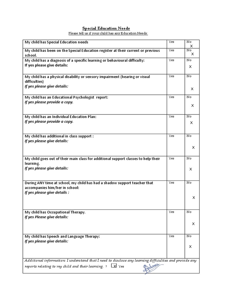 Special Education Needs AY 2020-2021 | PDF | Learning Disability ...