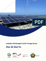 Buku Instalasi PLTS Dos & Don'Ts