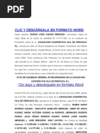 Modelo de Acta de Renuncia de Junta Directiva