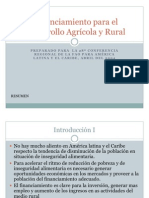 Financiamiento para El Desarrollo Agrícola y Rural