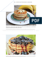 Clătite Cu Banane - Rețeta de Pancakes Cu Banane - Savori Urbane