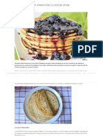 Pancakes Clatite Americane Cu Sos de Afine _ Savori Urbane