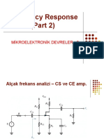 Frequency Response (Part 2) : Mikroelektronik Devreler - 2