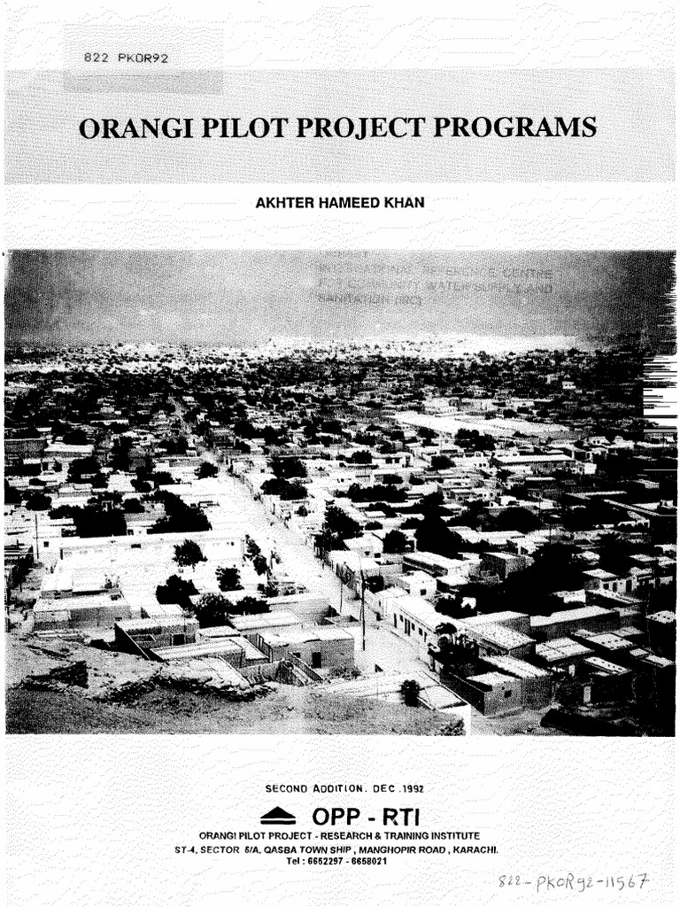 Orangi Pilot Project Case Study