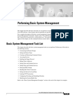 Basic System Management Task List