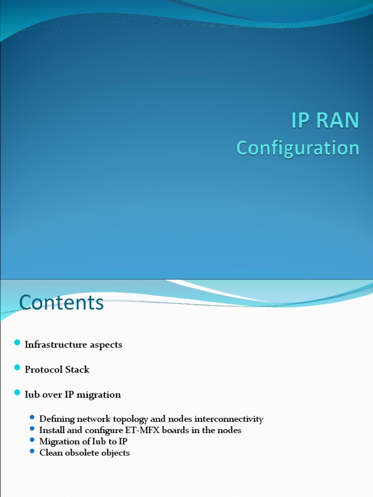 Ip Ran Configuration | PDF | Internet Protocols | Computer Network