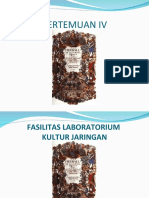 Pertemuan IV Fasilitas Laboratorium Kultur Jaringan