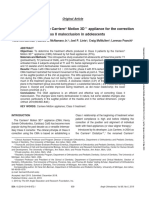 Treatment Effects of The Carrieret Motion 3de Appliance For The Correction of Class II Malocclusion in Adolescents