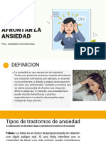 Tecnicas Para Afrontar La Ansiedad