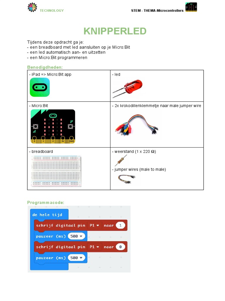 Microbit Opdrachten Kris | PDF
