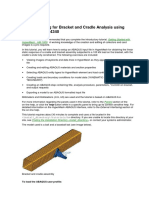 Pre-Processing For Bracket and Cradle Analysis Using ABAQUS - HM-4340