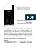 O Uso Do Modelo Hipercubo Na Solução de Problemas de Localização Probabilísticos