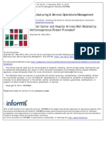 Are Call Center and Hospital Arrivals Well Modeled by Nonhomogeneous Poisson Processes