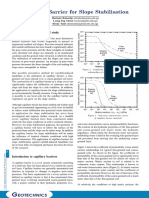 Capillary Barrier for Slope Stabilisation