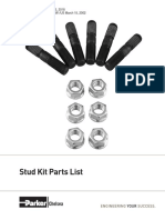 Stud Kit Parts List: Effective: December 15, 2018 Supersedes: HY25-2002-M1/US March 15, 2002