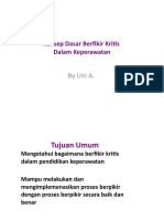 Konsep Dasar Berfikir Kritis