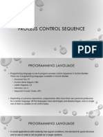 PROCESS CONTROL SEQUENCE PROGRAMMING LANGUAGES