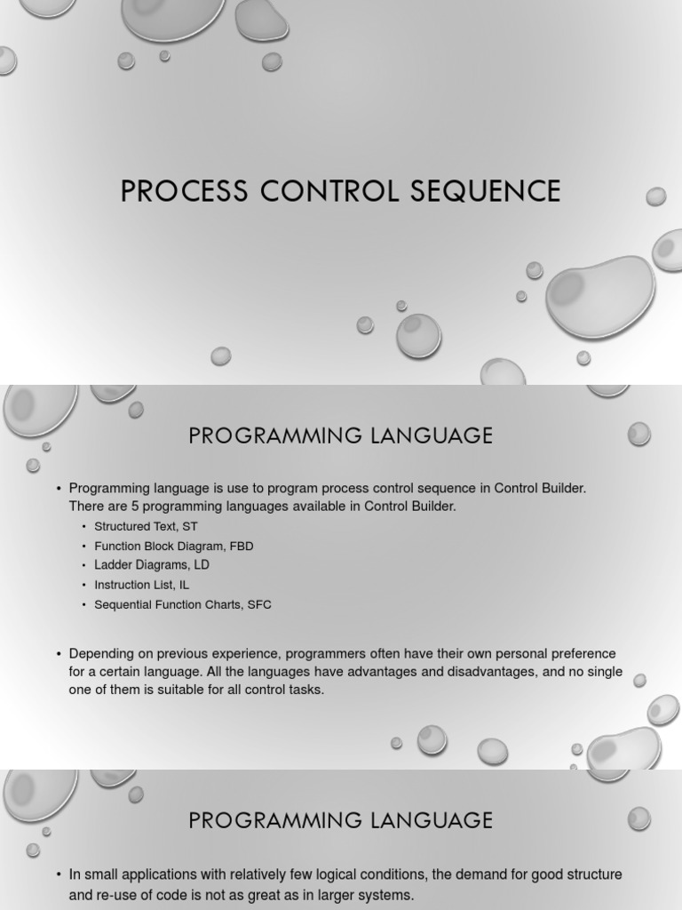 4.1 Process Control Sequence Method For Abb DCS | PDF | Parameter ...