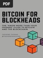 Bitcoin For Blockheads by Tasheme Thomas