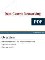 Data-Centric Networking: Last Updated: 2018-10-27
