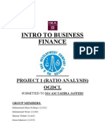 Intro to Business Finance: Ratio Analysis of OGDCL