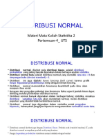 Materi-4 - UTS - DISTRIBUSI NORMAL