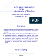 Materi-5 - UTS-Distribusi Sampling Mean