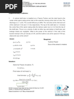 Supplementary Problems:: Mechanical Engineering Department