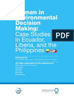 CI-REPORT Women in Environmental Decision Making