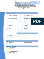 CURRICULUM VITAE Felix Alcibiades Moreno Soriano