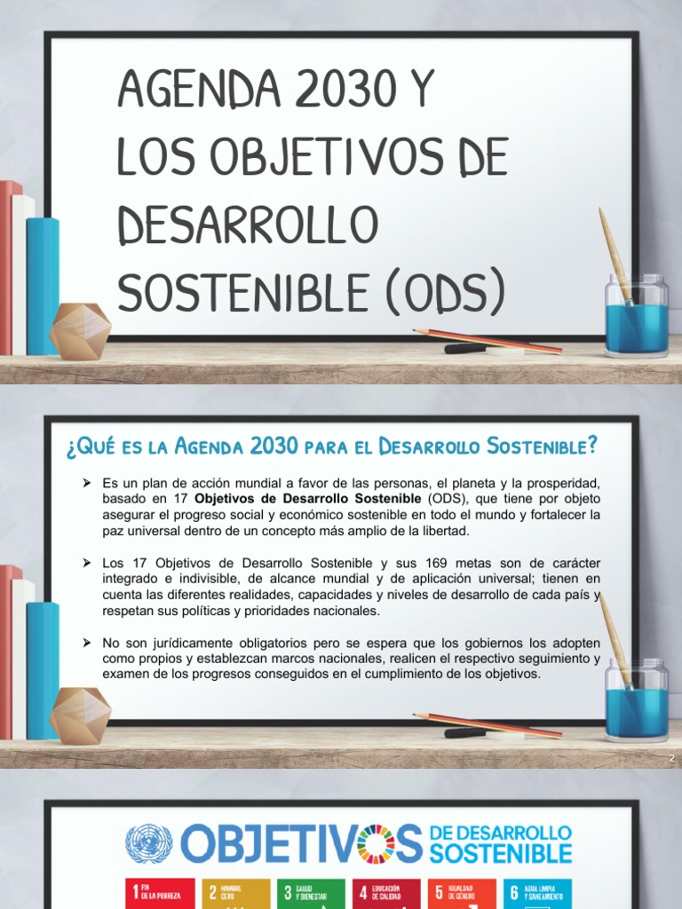 Agenda 2030 Y Los Objetivos de Desarrollo Sostenible (Ods) | PDF ...