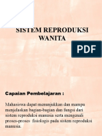 Pertemuan 10 - SISTEM REPRODUKSI WANITA