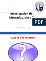 Clase 7, Investigación de Mercados