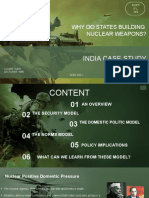 Why Do States Building Nuclear Weapons?: India Case Study