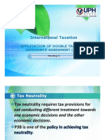 International Taxation: Application of Double Taxation Avoidance Agreement (P3B)