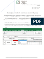 Instrucțiune Tabele de Pontaj Final